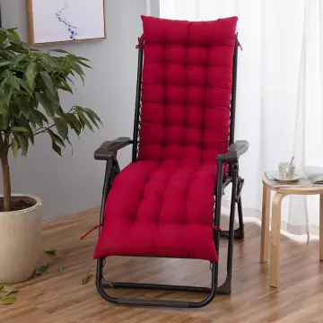 Recliner Chair Cushion Outdoor Garden Bench Pad Swing Rattan Chair