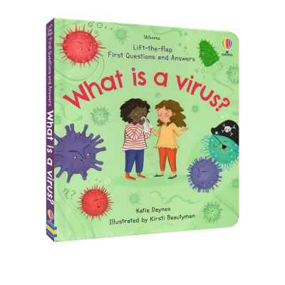 Usborne first questions and answers what is a virus? New product what is virus cardboard flipping through books you ask me a series of stem extracurricular books