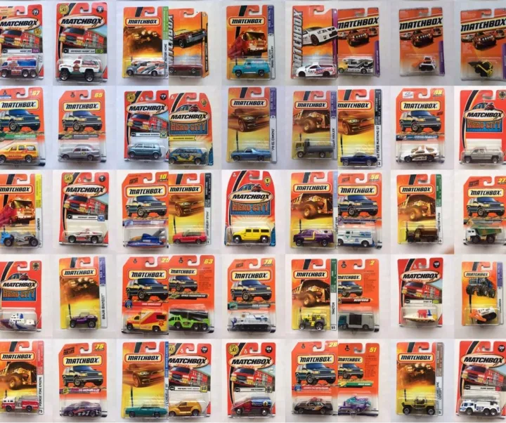 MATCHBOX 1:64 Alloy Car Board Card Authorized Car Collector Edition ...