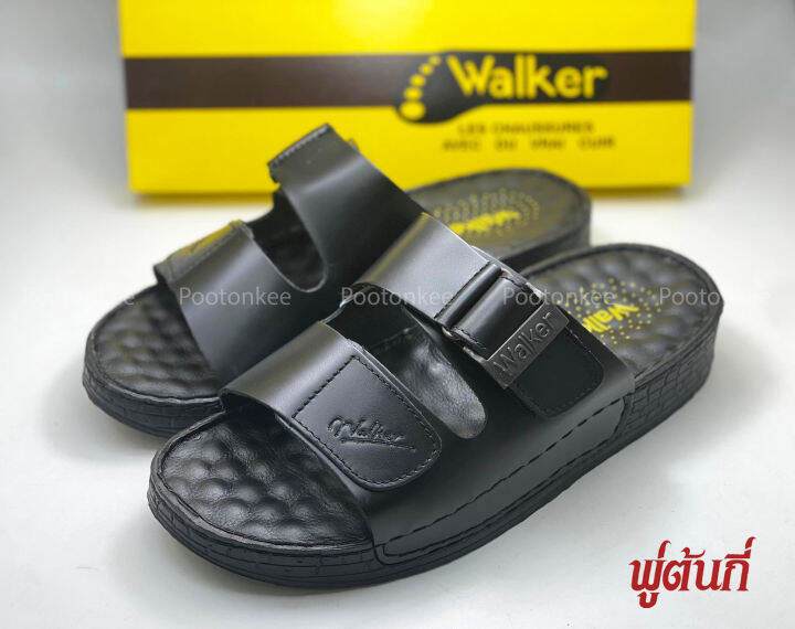 รองเท้าแตะ-walker-รองเท้าแตะวอคเกอร์-หนังแท้-รหัส-da-103-ของแท้-พร้อมส่ง