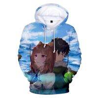 The Rising Of The Shield Hero 3D เสื้อฮู้ดพิมพ์ลายอนิเมะฮาราจูกุเสื้อยืดผู้ชายผู้หญิงแฟชั่นสตรีทแวร์เสื้อฮู้ดตัวใหญ่