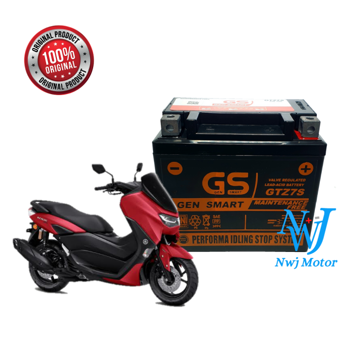 Aki Kering Motor Yamaha NMax Aerox 155 Fazzio Grand Filano GTZ7S GTZ6V