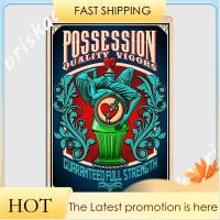 Bioshock Possession Metal Logo คลับปาร์ตี้ป้ายที่กำหนดเองผนังดีบุกป้ายโปสเตอร์ 20 * 30 ซม