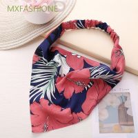 Mxfashione ผ้าโพกหัวผ้าโพกหัวทรงสามเหลี่ยมลายดอกไม้วินเทจสําหรับผู้หญิง 5251106✵❆