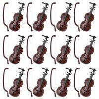 Violin Mini Model Tiny Miniature Ornament Musical Crafts Instrument Decor Diy Violins Simulationdollhouse Plays That Worlds