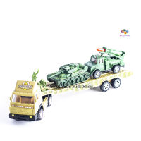 ProudNada Toys ของเล่นเด็ก รถพ่วงทหาร 3 คัน SI YUE WEAPONRY INERTIA CAR NO.8621