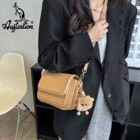 ✤✴◕ AUGTARLION ออกแบบเฉพาะกระเป๋า crossbody ย้อนยุคขนาดเล็กกระเป๋าสี่เหลี่ยมเล็ก ๆ ที่เข้าได้กับผู้หญิงใหม่กระเป๋าสะพายพร็อพอินเทรนด์ใหม่