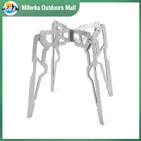 Milerka Outdoors Mall】ที่ย่างแบบพกพาหลุมไฟเผาไหม้กลางแจ้งไม้เตาวางแท่นกองไฟตั้งแคมป์กองไฟสำหรับเดินป่าตั้งแคมป์