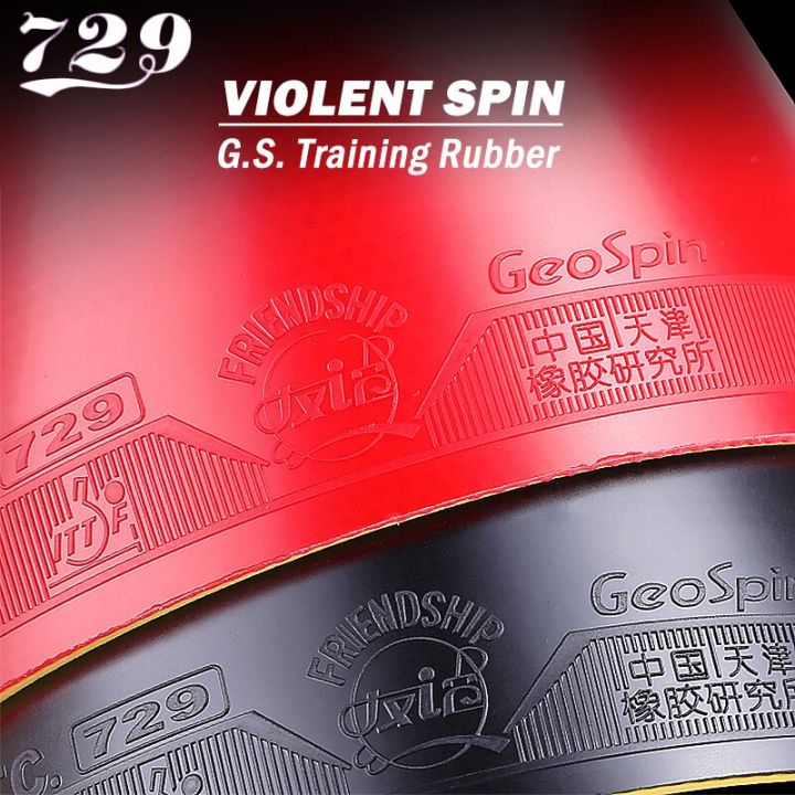 729 Friendship GS Training Table Tennis Rubber RITC Geo Spin Ping Pong