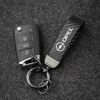 Keychain Carbon Fiber Car Zinc Alloy Keyrings Luxury for Opel Insignia Astra j h g Corsa d Zafira b Car Accessories