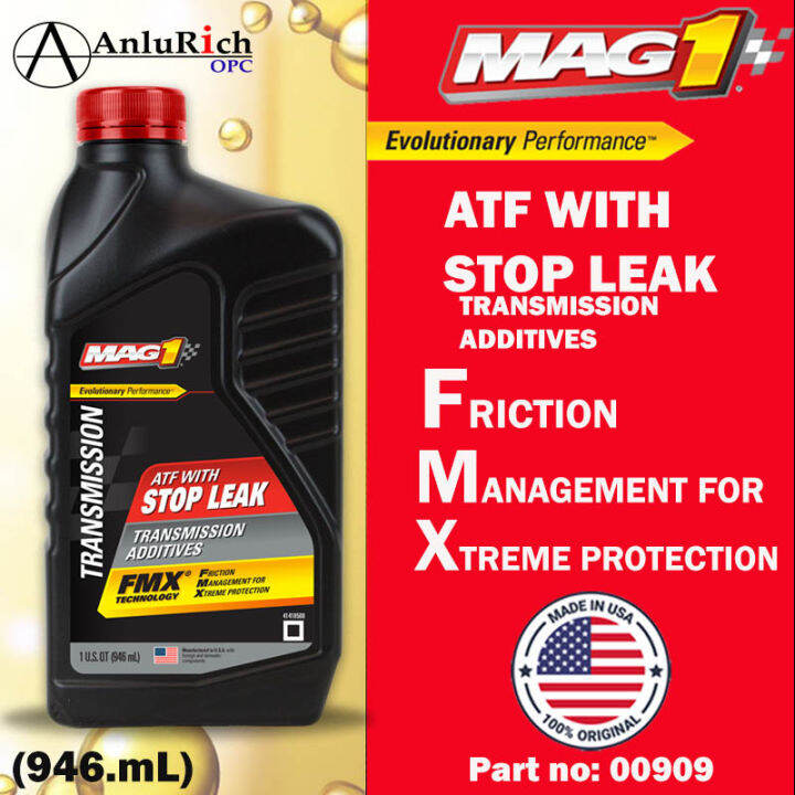 MAG 1 Automatic Transmission Fluid with Stop Leak Additive, 1qt (946ml