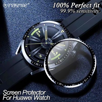 Screen Protector Cover For Huawei Watch Watch 3 GT3 GT2 Pro Magic 2 46mm Watch 20D Soft Glass Curved Protective Film Accessories Cases Cases