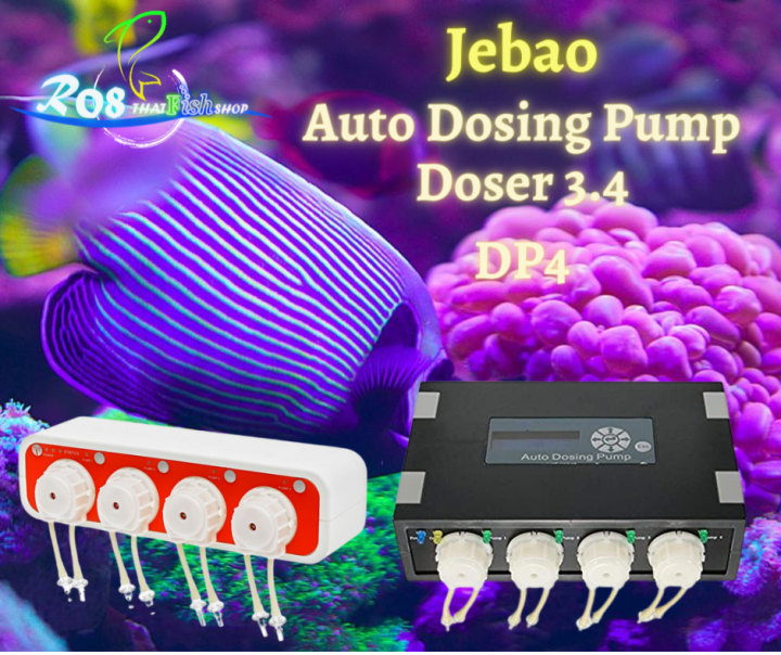 Jebao Auto Dosing Pump Doser 3.4 & DP4 For all type marine fish & reef tank aquarium use Lazada
