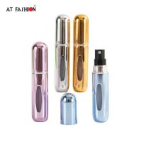 5ml Mini Perfume Spray Bottle Portable Travel Rotate Bottom Direct Charge Bottles Refillable Atomizer Liquid Empty Container Travel Size Bottles Conta