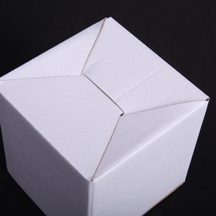 a-shack-โพล่ง-กล่องบรรจุภัณฑ์แบบฝาพับ10ชิ้นกระดุมสี่เหลี่ยมสีขาวกล่องขนาดเล็กเดี่ยวลูกฟูก