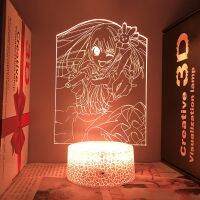 ✖ 2Models Oshi No Ko Anime Figure 3d Led Night Light For Bedroom Manga Acrylic Bedside Lamp Game Room Decor Childrens Gift