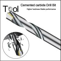 สว่านเจาะซีเมนต์แบบบิดอเนกประสงค์ทังสเตนเงินเครื่องตัดมิลลิ่งหัวสว่านคาร์ไบด์คาร์ไบด์เครื่องมือดอกสว่านสแตนเลส
