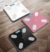 Bluetooth weighing scale เครื่องชั่งน้ำหนักดิจิตอลพร้อมแสดงมวลไขมันเชื่อมต่อด้วยบลูทูธแสดงผลการประเมินบนมือถือ