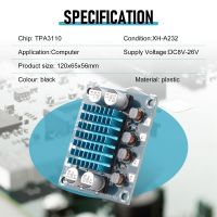 4Pcs TPA3110 XH-A232 30W+30W 2.0 Channel Digital Stereo Audio Power Amplifier Board DC 8-26V 3A