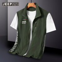 JEEP SPIRIT 1941 ESTD ใหม่ฤดูใบไม้ผลิและฤดูใบไม้ร่วงเสื้อเดินทางกลางแจ้งบางตัว