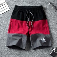 ADIDASeˉ    Cotton Men S Sports Shorts Loose Casual Five Point Beach Pants On Sale Size(L-5XL)