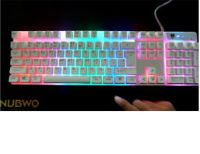 Nubwo คีย์บอร์ดเกมมิ่งSavage Gaming keyboard NK-18 (black)