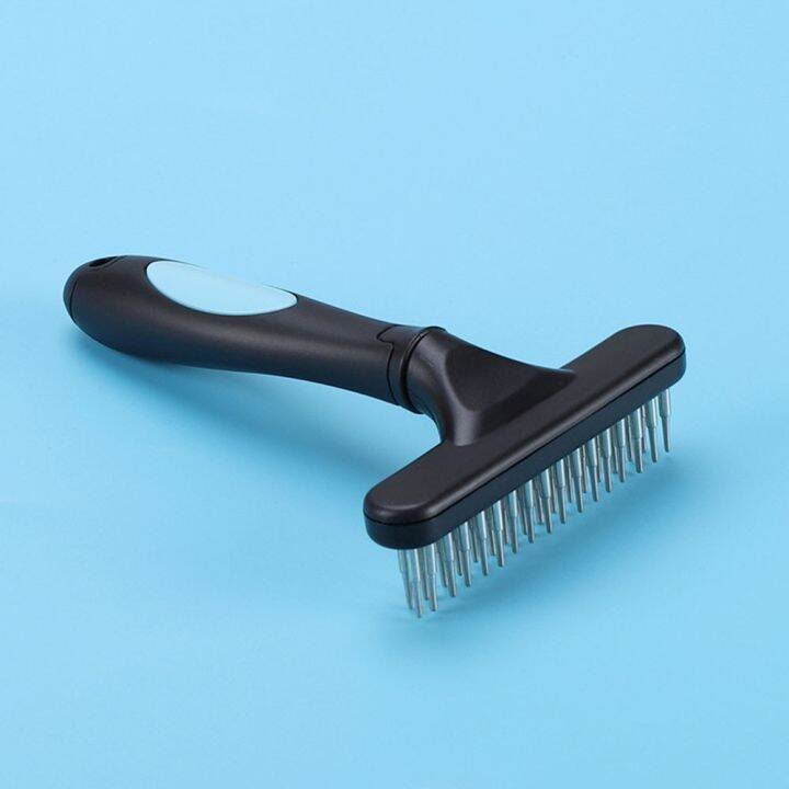 DD12-Dog Rake Deshedding Dematting Brush Comb Undercoat Rake for Dogs ...