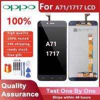 ชุดประกอบดิจิไทเซอร์หน้าจอ LCD OPPO A71สีดำขาว5.2เครื่องมือซ่อมแซม