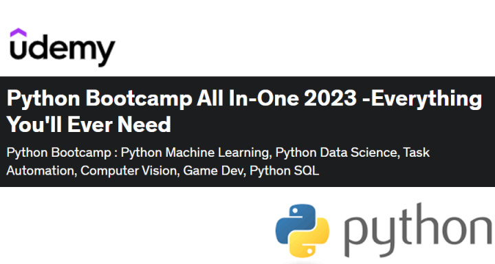 Udemy - Python Bootcamp All In-One 2023 -Everything You'll Ever Need ...
