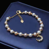 Cute Real Natural Freshwater Pearl celet Multi Color Bridal Pearl celet Fine Pearl Jewelry For Women