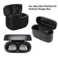 ๑ Wireless Earphones Charging Case for Jabra Elite 75t/Elite Active 75t Bluetooth Earbuds Charger Box Dust-Proof Charging Case