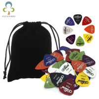 30Pcs/bag Electric Guitar Pick With Picks Velvet Bag Acoustic Music Picks Plectrum 6 Kinds of Thickness Guitar Accessories GYH Guitar Bass Accessories