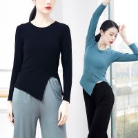 ﹍☞ Female Self-Cultivation Classical Modern National Dance Practice Clothes New Teacher Basic Training Performance Tops Body Training Clothing