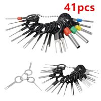 ♨ 41pcs/38pcs Car Terminal Removal Kit Auto Pin Wire Connector Extractor Automotive Electrical Plug Crimp Puller Repair Hand Tool