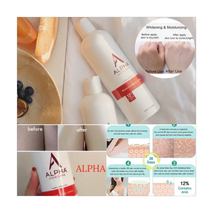 พร้อมส่งAlpha Skin Care's Revitalizing Body Lotion 340gช่วยบำรุงผิวให้