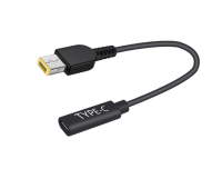 USB-C 15ซม.65W Type-C หญิงสแควร์ Tip ชาร์จสายเคเบิล PD Charger สายไฟสำหรับ lenovo Yoga 2 Pro 13 Thinkpad