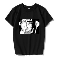 Naruto เสื้อยืดผู้ชายผู้หญิงแขนสั้นเสื้อยืดฤดูร้อนเสื้อยืดใหม่ Uchiha Itachi Itachi Akatsuki เสื้อยืด