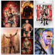 Randy Orton โปสเตอร์ผ้าใบตกแต่งศิลปะโปสเตอร์และผนังศิลปะภาพพิมพ์ที่ทันสมัยครอบครัวห้องนอนตกแต่งโปสเตอร์