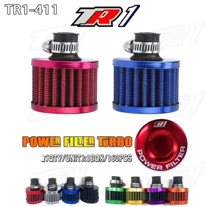 2-Pack 12mm Breather Filters - Universal Air Intake Filter For Car & Motorcycle Crankcase Vent