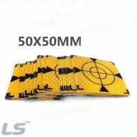 20ชิ้นแผ่นสะท้อนแสง50X50 60x6 0มม. แผ่นสะท้อนแสงสำหรับ Sokkia Topcon Nikon Trimble สามเหลี่ยมสำรวจสถานีทั้งหมด