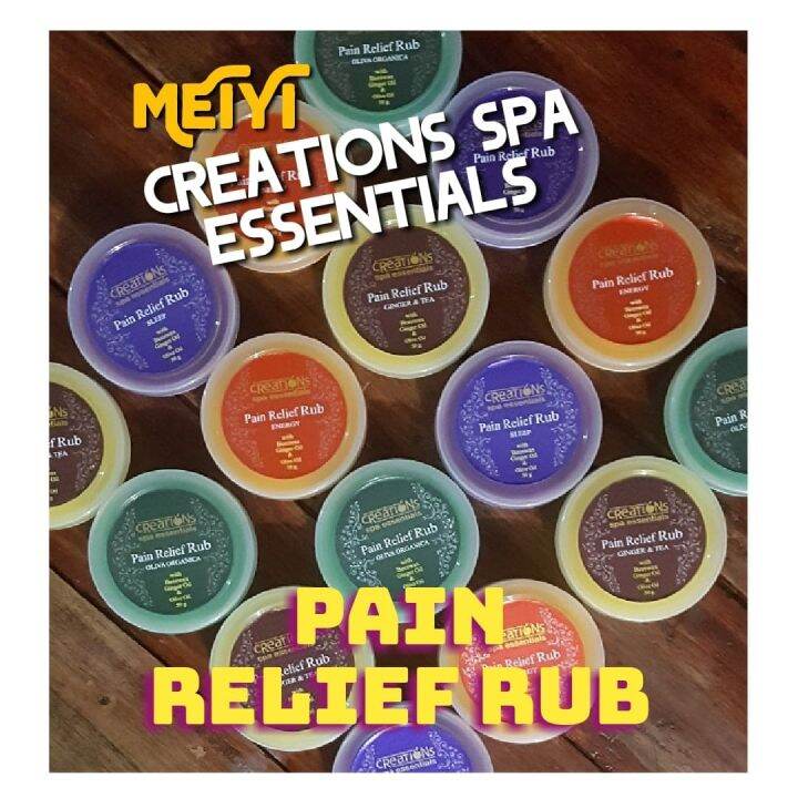 CREATIONS SPA ESSENTIALS PAIN RELIEF RUB 50g. Meiyi, best for headache