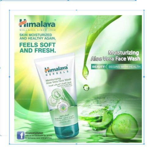 ฉลากไทย-ของแท้-himalaya-moisturizing-aloe-vera-face-wash-100ml