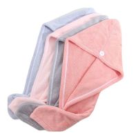 Super absorbent edging towel, coral velvet, non shedding, super soft shower cap, pineapple grid polyester nylon dry hair cap ORIM