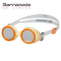 Barracuda แว่นตาว่ายน้ำสำหรับเด็กเลนส์กระจก Anti-Fog UV Protection อายุ2 ~ 6 91310สีเหลือง