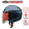 Mũ bảo hiểm 3 4 đầu gro helmet st27 có kính dài che cả mặt - ảnh sản phẩm 1