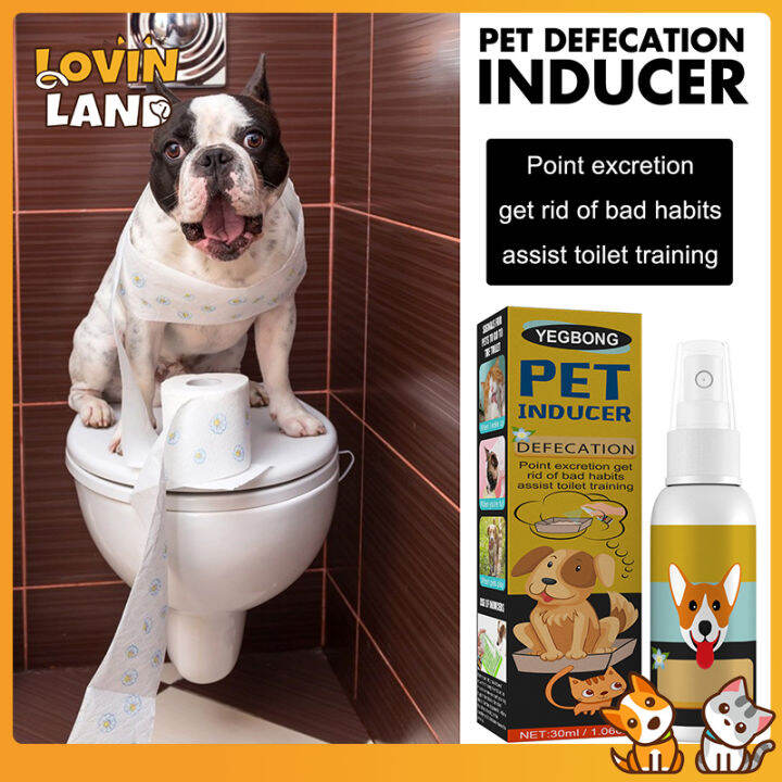 Lovinland 30ml Pet Positioning Defecation Inducer Spray Cat Dog Toilet