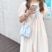 พร้อมส่ง กระเป๋าสะพายไหล่ กระเป๋าถือ สีพื้น สวยหรู สำหรับผู้หญิง