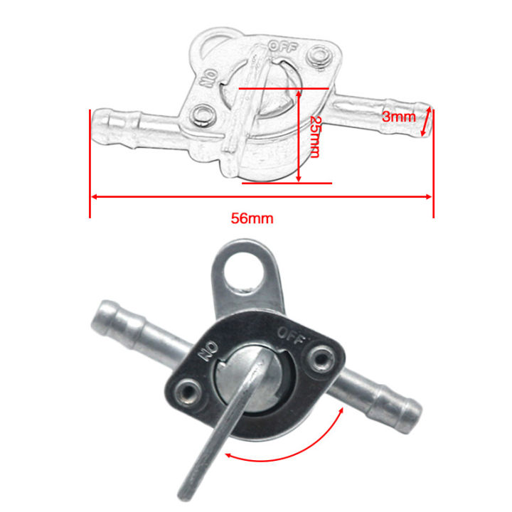 ก๊อกน้ำมัน-แต่ง-เปิดปิด-2-ทาง-on-off-วาล์วน้ำมัน-ก็อกน้ำมัน-มอเตอร์ไซค์-จักรยานยนต์-วาล์ว-ปิด-เปิด-น้ำมัน-มอไซ-วาล์วควบคุมน้ำมัน-มอไซค์