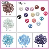 CXXP 50pcs 4mm เครื่องประดับ ตุ๊กตาจิ๋ว หัวเข็มขัดเย็บเสื้อผ้า ปุ่มมินิ เสื้อผ้าตุ๊กตา DIY หัวเข็มขัดพลาสติก