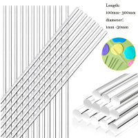 1510Pcs แท่งอะคริลิคใส Plexilgass Organics หญ้าแท่ง DIY รูปแบบสถาปัตยกรรมวัสดุอุปกรณ์เสริม Multi-Size